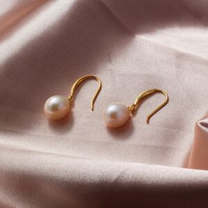 FRESH PEARL EARRINGS, 14k Gold Plated Sterling Silver Earrings